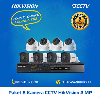 Harga Pasang CCTV 8 Kamera