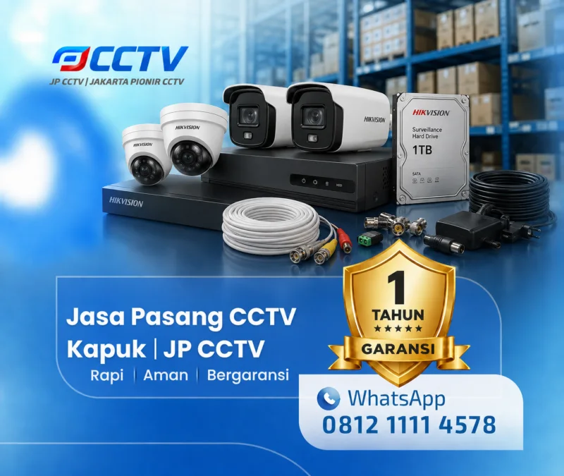 Dokumentasi lapangan pemasangan CCTV JP CCTV di Kapuk