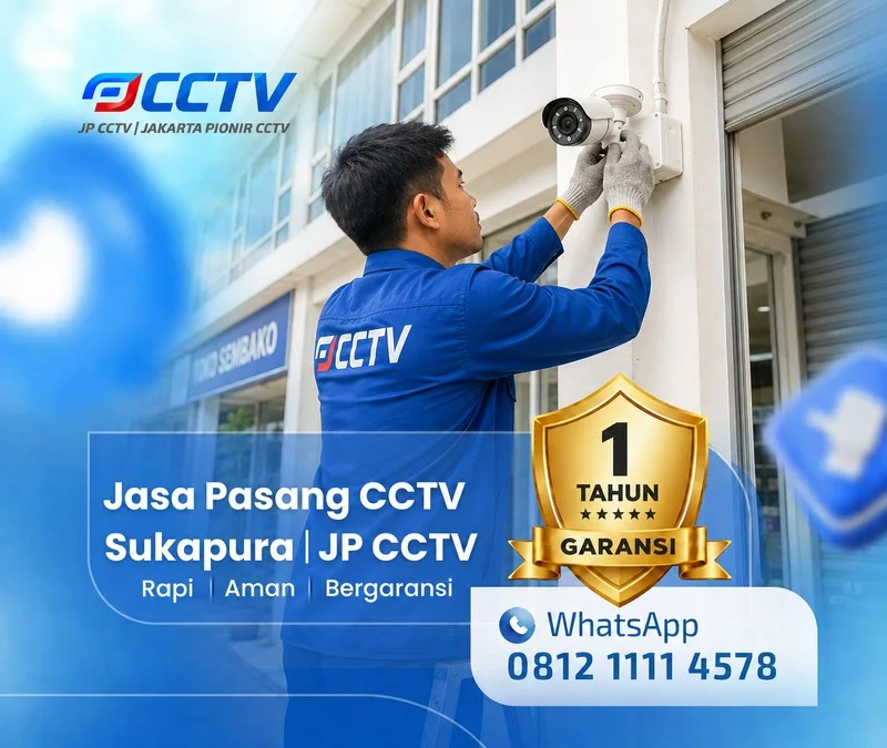 Proses teknisi CCTV bersama teknisi JP CCTV di Sukapura