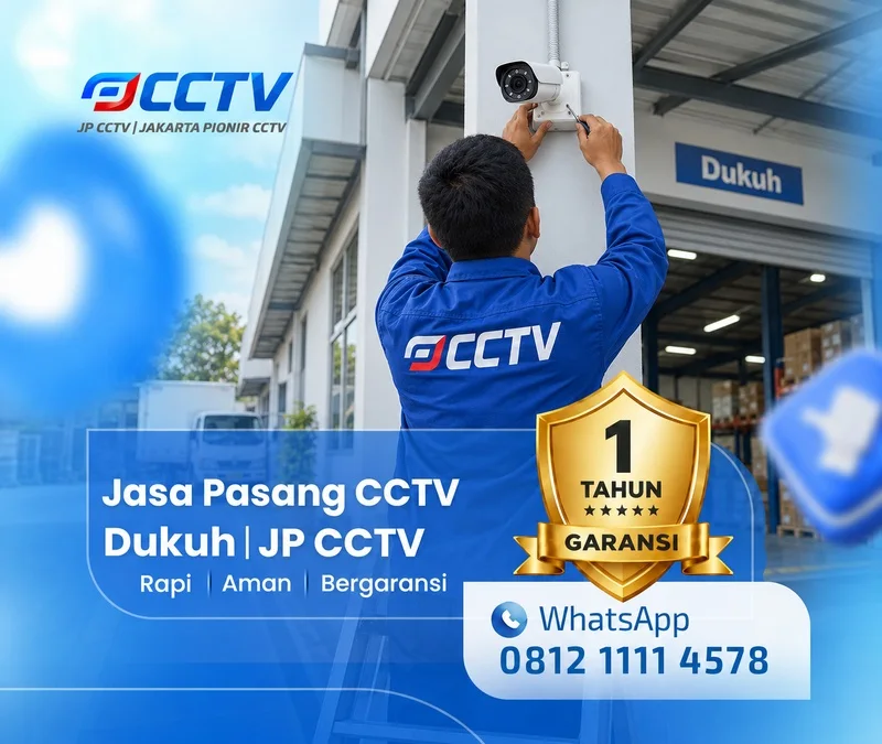 Pemasangan dan pengaturan teknisi CCTV JP CCTV di Dukuh