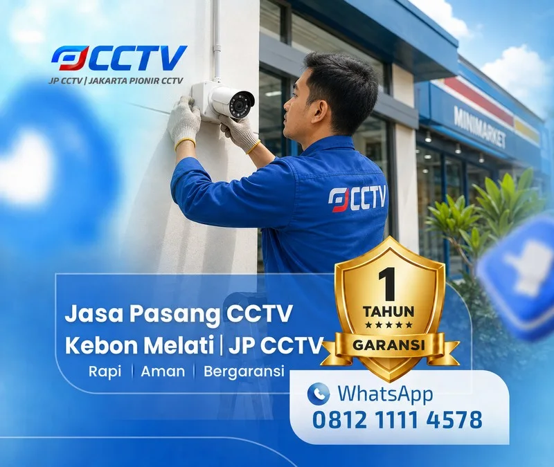 Hasil teknisi CCTV oleh JP CCTV di Kebon Melati