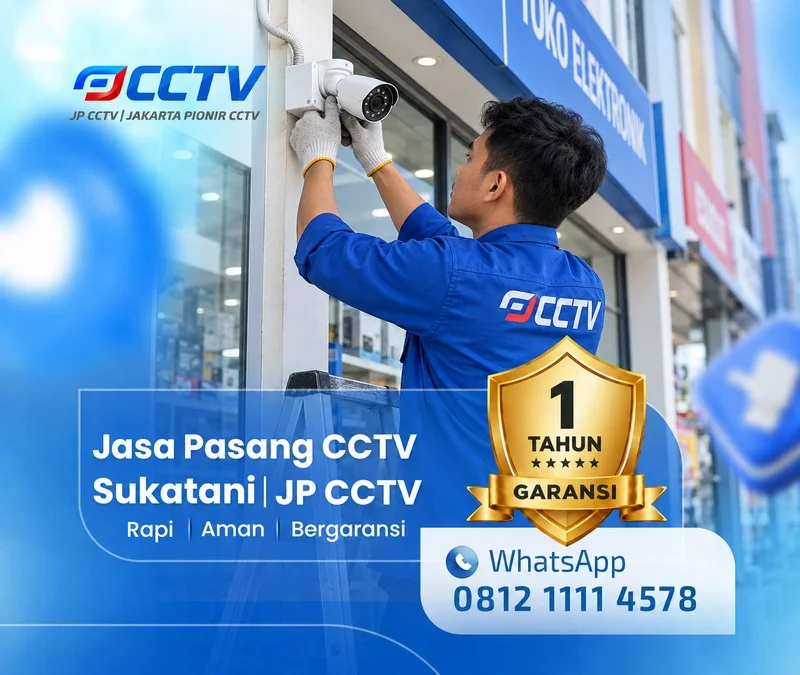 Dokumentasi teknisi CCTV JP CCTV di Sukatani
