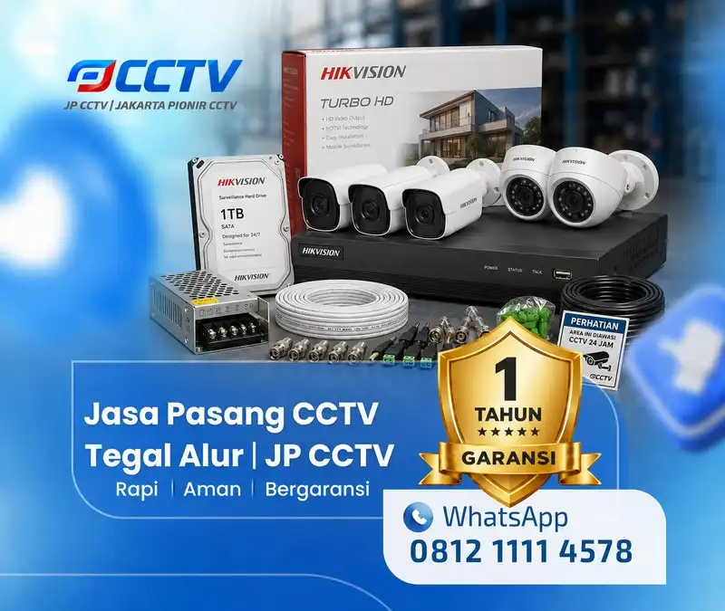 kamera CCTV Hikvision oleh tim JP CCTV di Tegal Alur