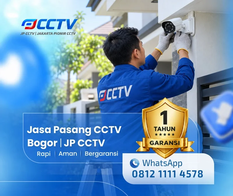 Dokumentasi teknisi CCTV JP CCTV di Bogor