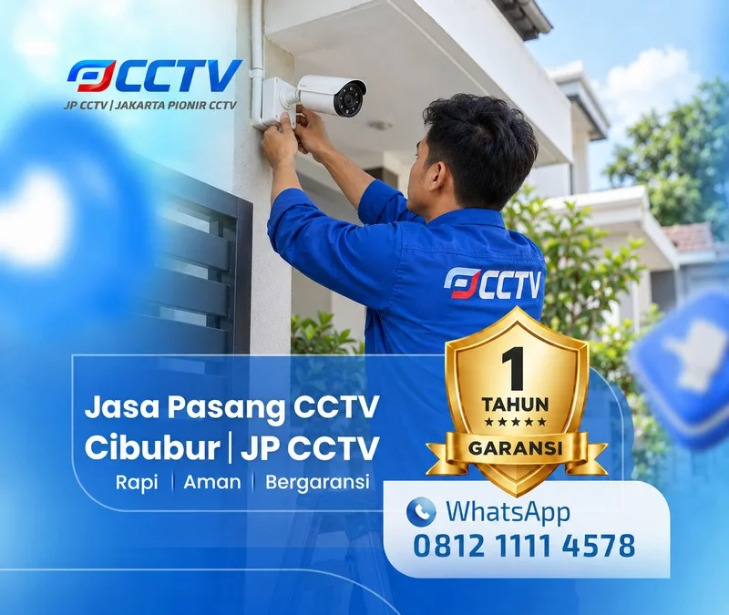 Tim JP CCTV menangani teknisi CCTV di Cibubur