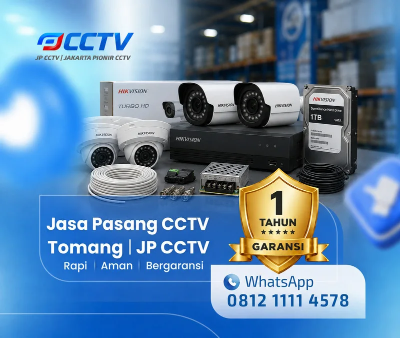 Hasil kamera CCTV Hikvision oleh JP CCTV di Tomang