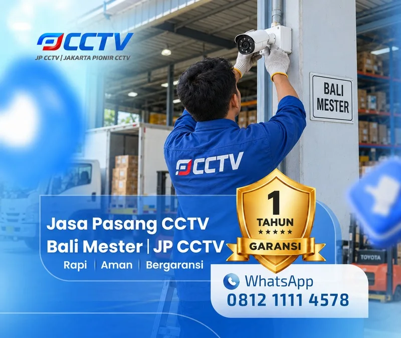 Pekerjaan teknisi CCTV JP CCTV di Bali Mester