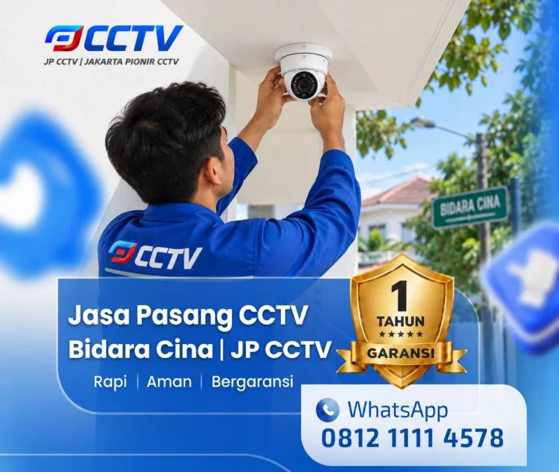 Dokumentasi lapangan pemasangan CCTV JP CCTV di Bidara Cina