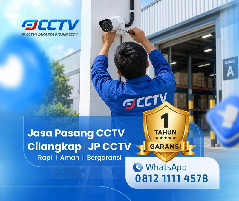 Proses teknisi CCTV bersama teknisi JP CCTV di Cilangkap