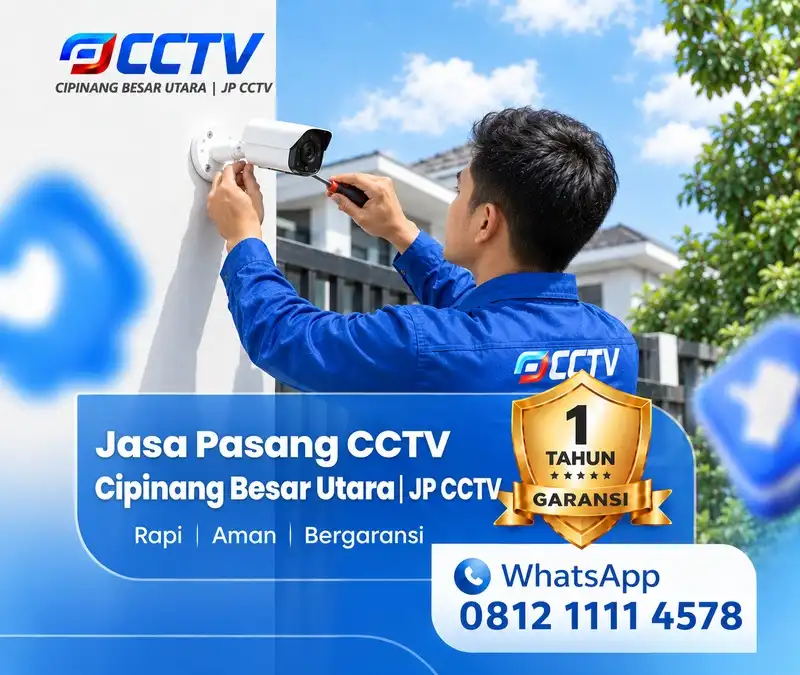 Hasil pemasangan CCTV oleh JP CCTV di Cipinang Besar Utara