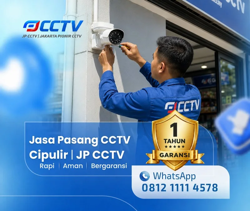 Proses teknisi CCTV bersama teknisi JP CCTV di Cipulir