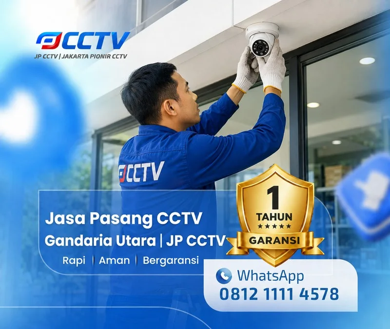 Dokumentasi lapangan teknisi CCTV JP CCTV di Gandaria Utara