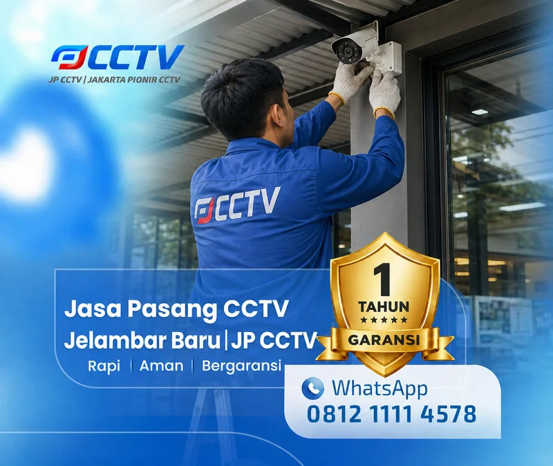 Dokumentasi lapangan teknisi CCTV JP CCTV di Jelambar Baru