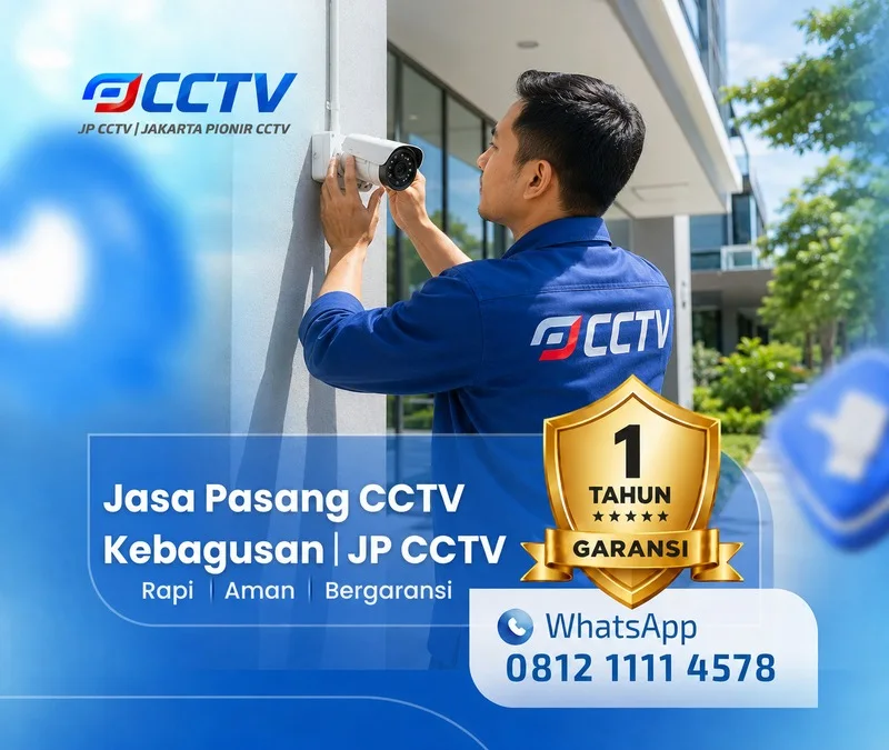 Tim JP CCTV menangani teknisi CCTV di Kebagusan