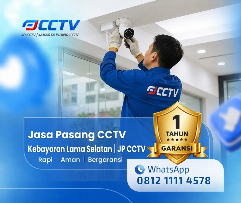 Dokumentasi lapangan teknisi CCTV JP CCTV di Kebayoran Lama Selatan
