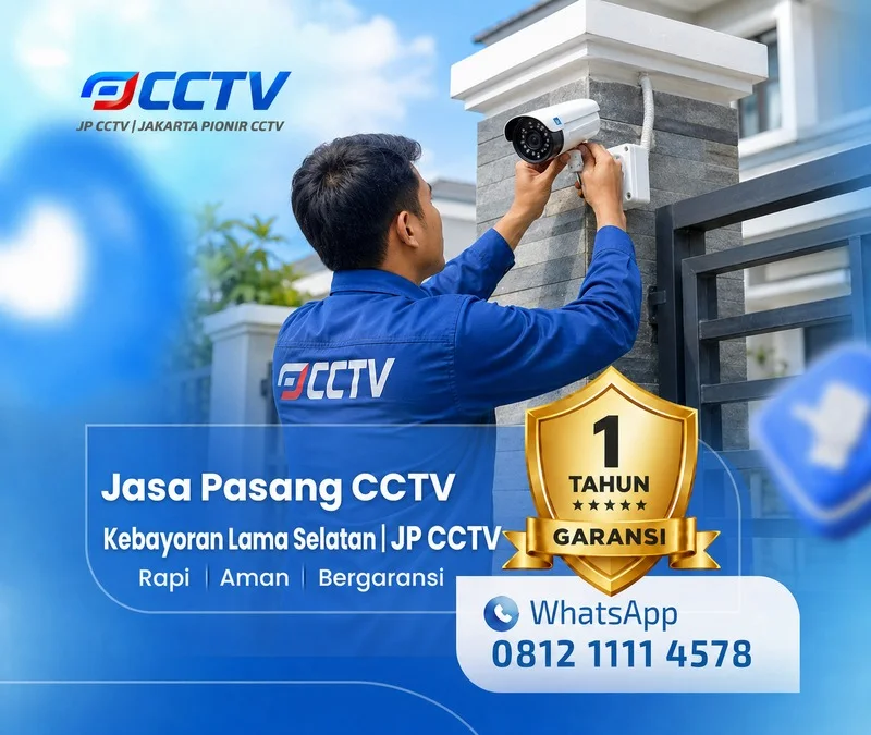 Pemasangan dan pengaturan teknisi CCTV JP CCTV di Kebayoran Lama Selatan