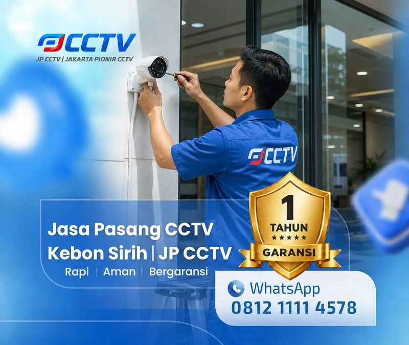 Hasil teknisi CCTV oleh JP CCTV di Kebon Sirih