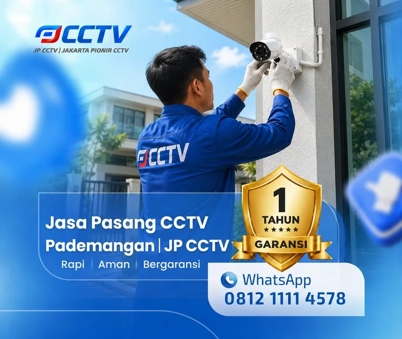 Pemasangan dan pengaturan teknisi CCTV JP CCTV di Pademangan