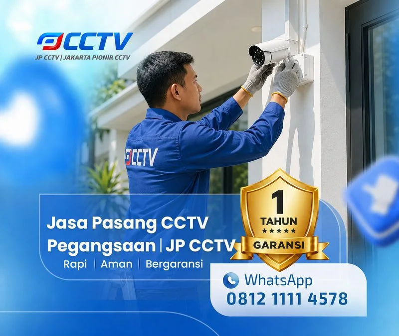 Dokumentasi lapangan teknisi CCTV JP CCTV di Pegangsaan