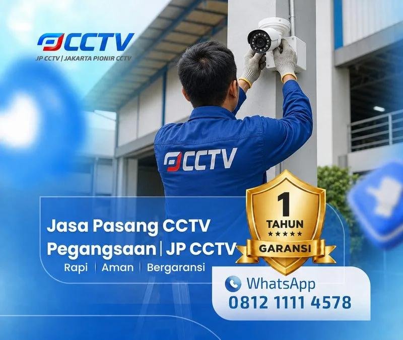 Pemasangan dan pengaturan teknisi CCTV JP CCTV di Pegangsaan