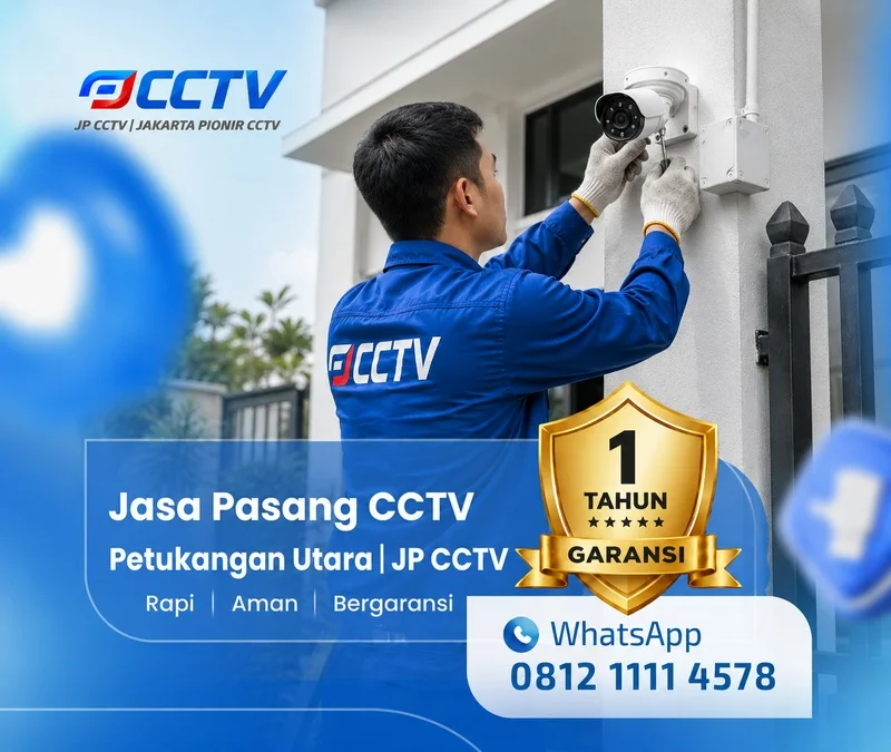 Dokumentasi teknisi CCTV JP CCTV di Petukangan Utara