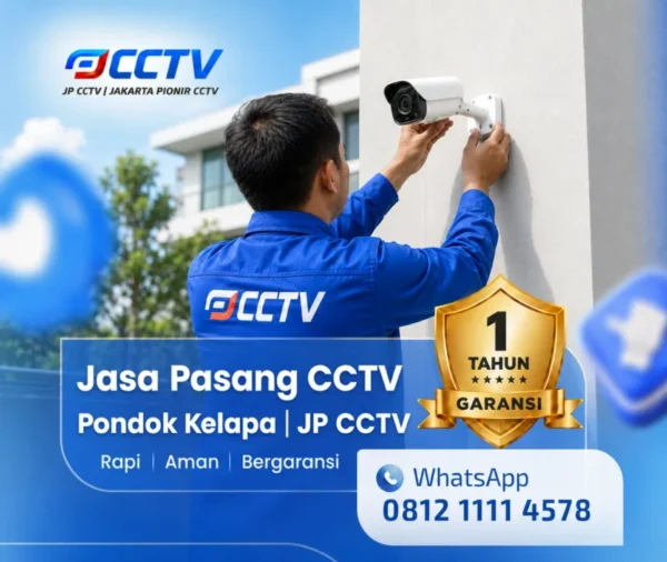 Hasil pemasangan CCTV oleh JP CCTV di Pondok Kelapa
