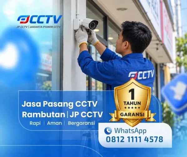 Pemasangan dan pengaturan teknisi CCTV JP CCTV di Rambutan