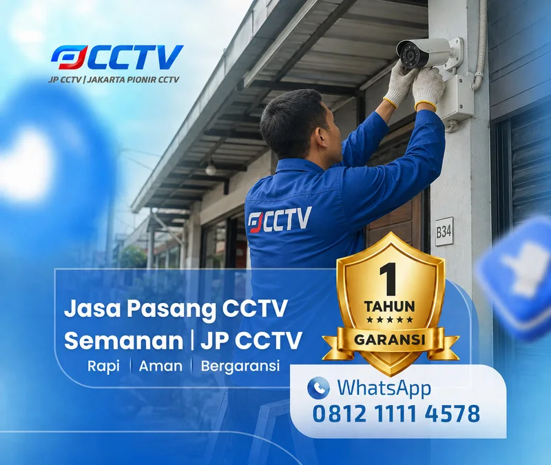 Pemasangan dan pengaturan teknisi CCTV JP CCTV di Semanan
