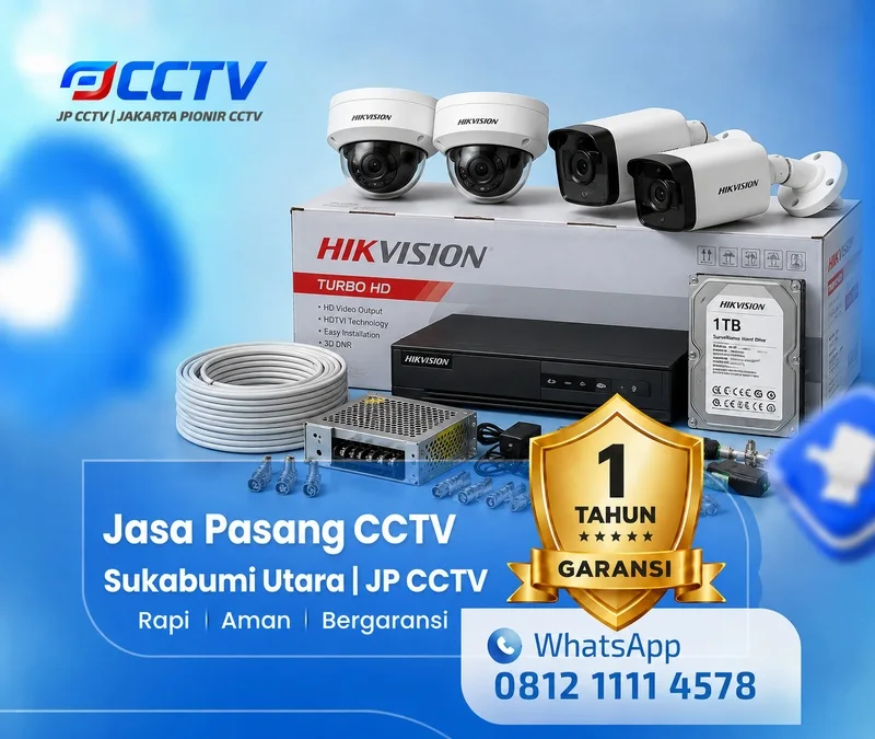 kamera CCTV Hikvision untuk kebutuhan keamanan di Sukabumi Utara