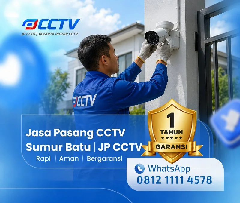 Pemasangan dan pengaturan teknisi CCTV JP CCTV di Sumur Batu