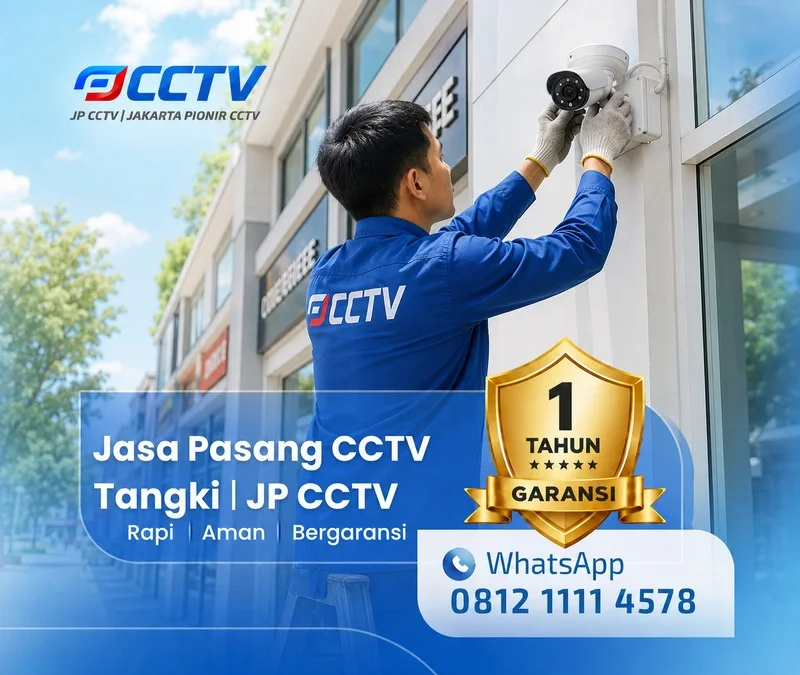 Hasil teknisi CCTV oleh JP CCTV di Tangki