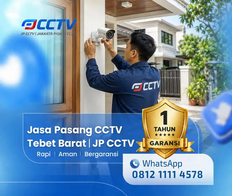 Dokumentasi teknisi CCTV JP CCTV di Tebet Barat