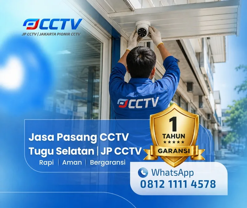 teknisi CCTV untuk kebutuhan keamanan di Tugu Selatan