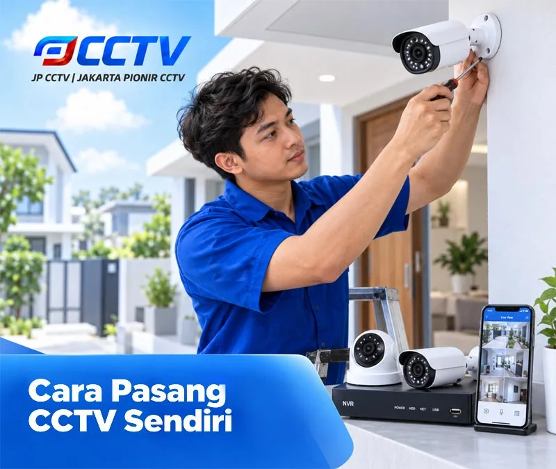Cara Pasang CCTV Sendiri di Rumah dengan panduan JP CCTV