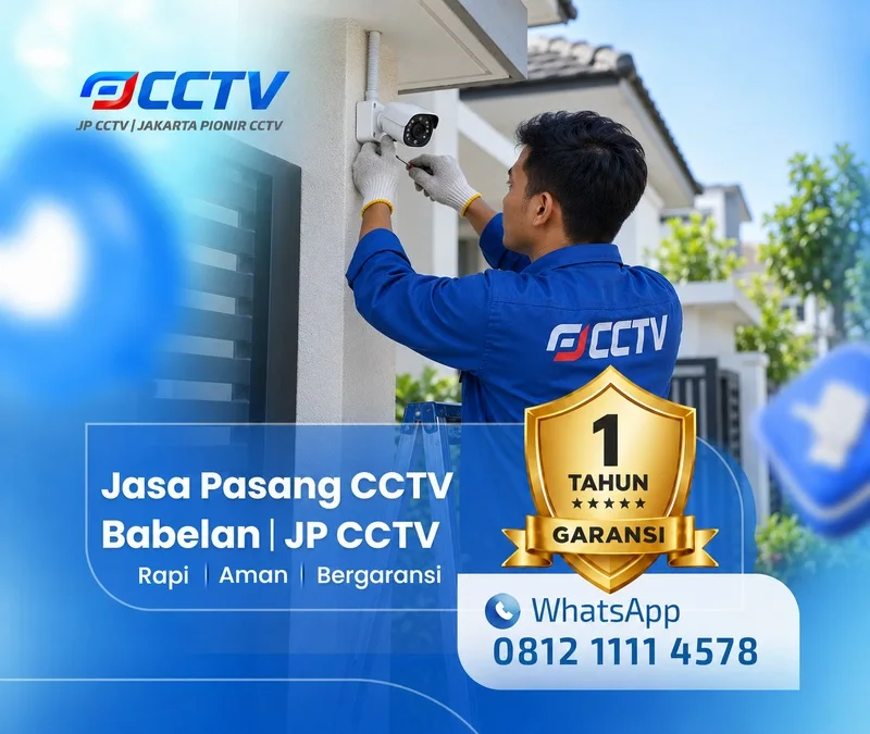 Dokumentasi teknisi CCTV JP CCTV di Babelan