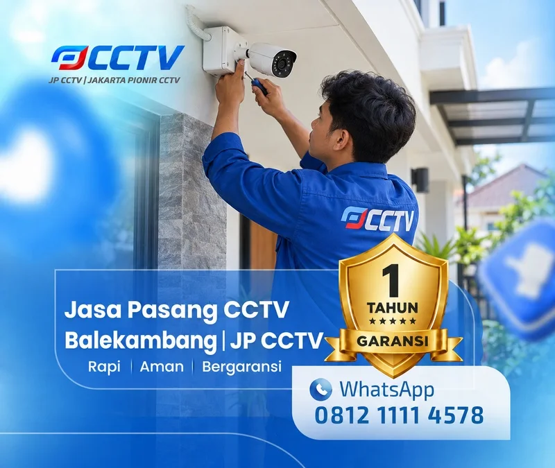 Dokumentasi lapangan teknisi CCTV JP CCTV di Balekambang
