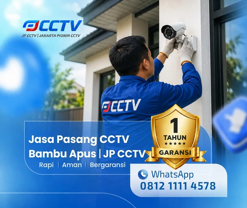 Dokumentasi lapangan pemasangan CCTV JP CCTV di Bambu Apus