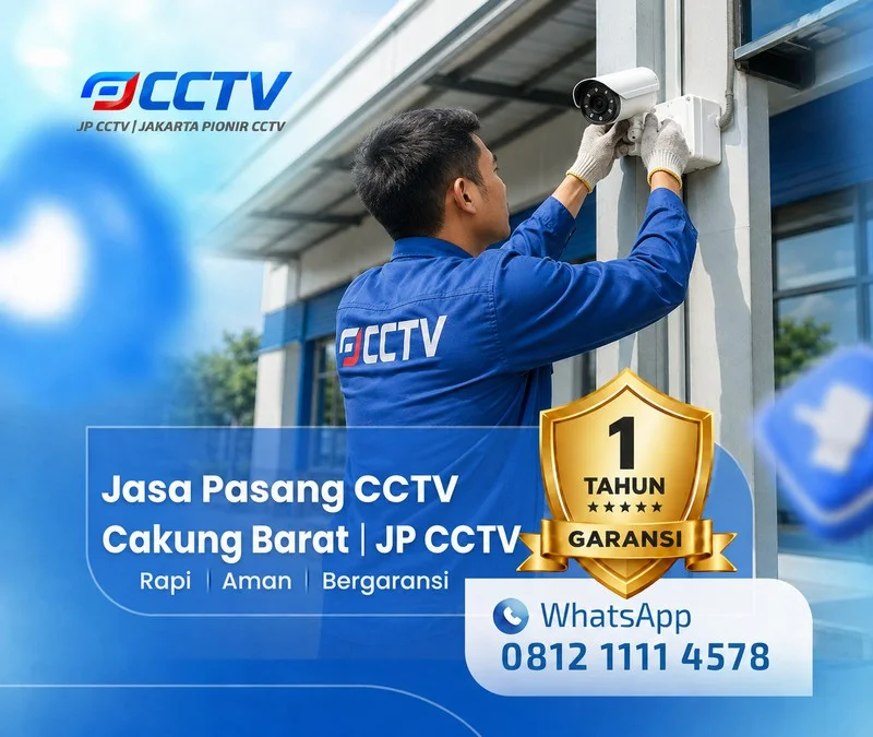 Pemasangan dan pengaturan teknisi CCTV JP CCTV di Cakung Barat