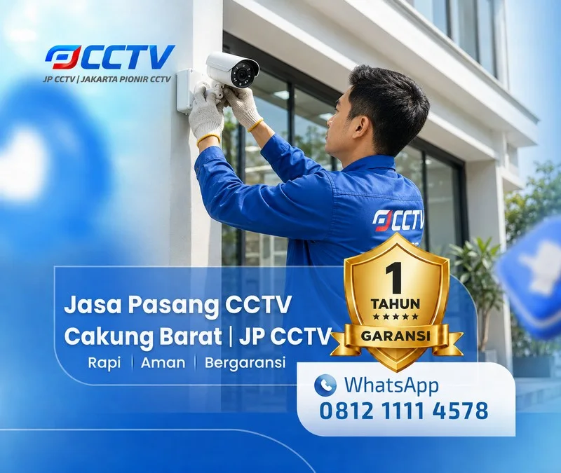 Dokumentasi lapangan teknisi CCTV JP CCTV di Cakung Barat
