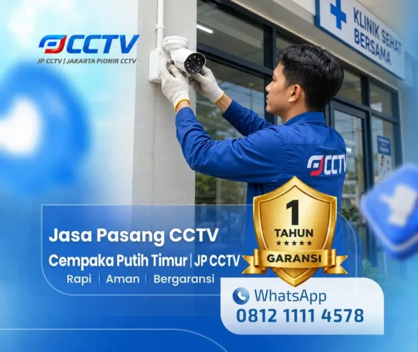 Dokumentasi lapangan teknisi CCTV JP CCTV di Cempaka Putih Timur