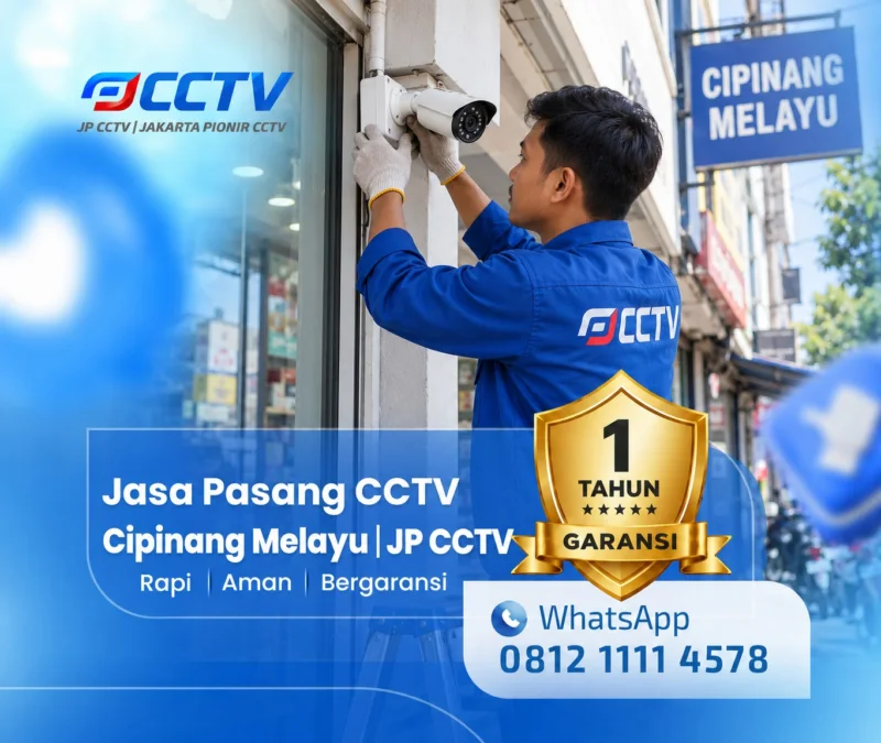 Dokumentasi lapangan teknisi CCTV JP CCTV di Cipinang Melayu
