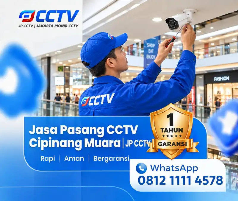 Hasil pemasangan CCTV oleh JP CCTV di Cipinang Muara
