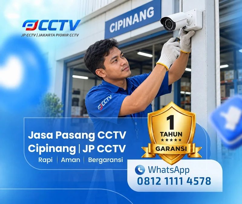 Pemasangan dan pengaturan teknisi CCTV JP CCTV di Cipinang
