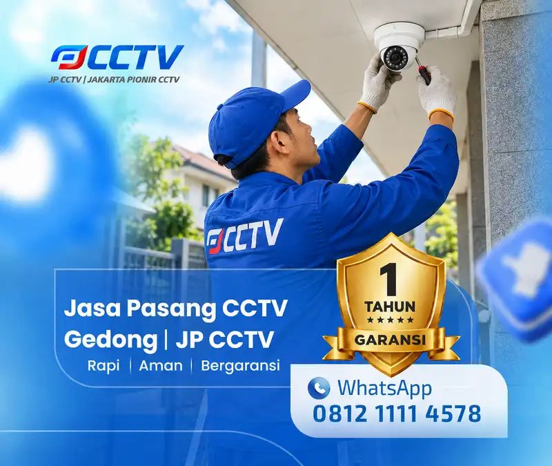 Dokumentasi lapangan teknisi CCTV JP CCTV di Gedong