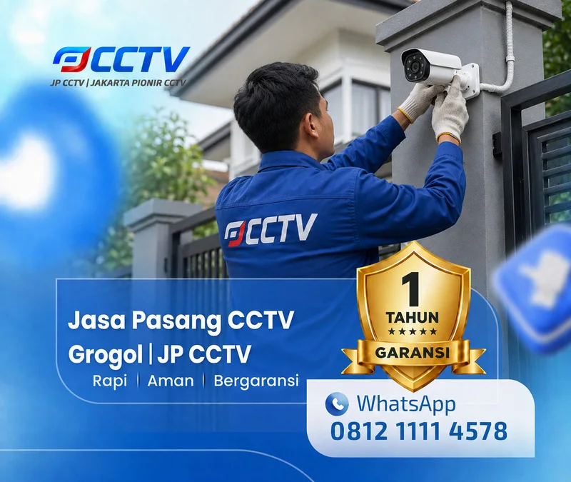 Dokumentasi teknisi CCTV JP CCTV di Grogol