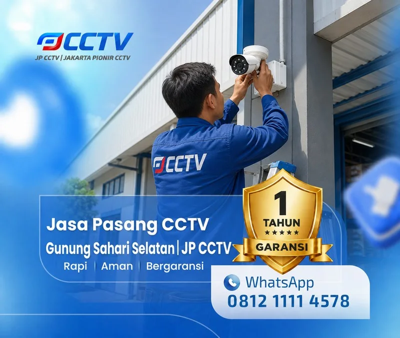 Solusi teknisi CCTV dari JP CCTV di Gunung Sahari Selatan