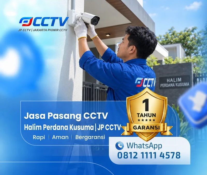 teknisi CCTV untuk kebutuhan keamanan di Halim Perdana Kusuma
