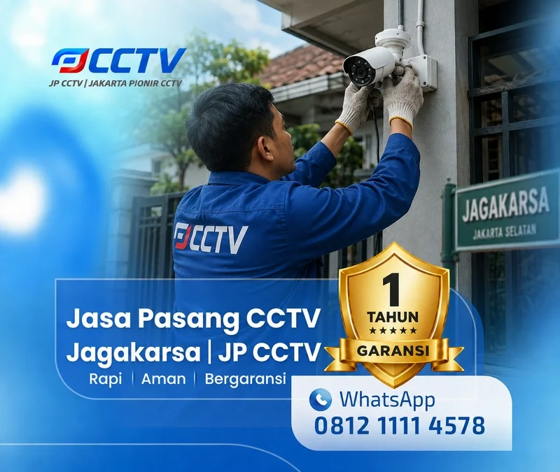 Dokumentasi lapangan teknisi CCTV JP CCTV di Jagakarsa