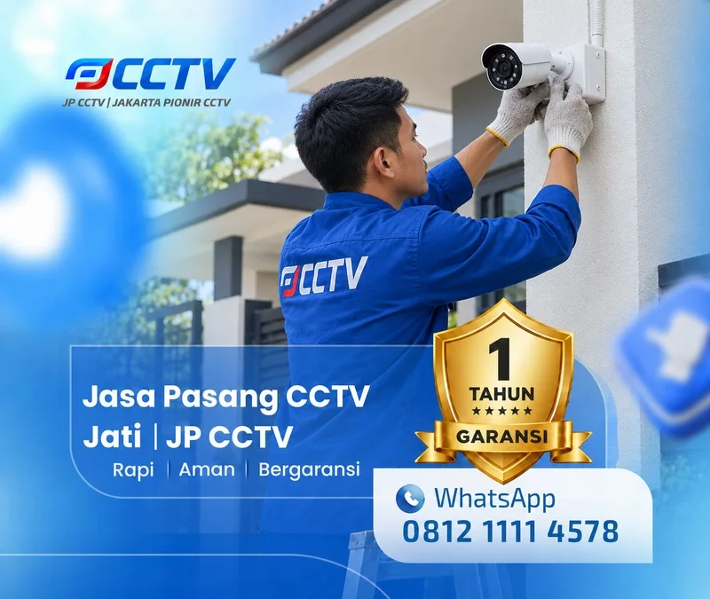 Pemasangan dan pengaturan teknisi CCTV JP CCTV di Jati