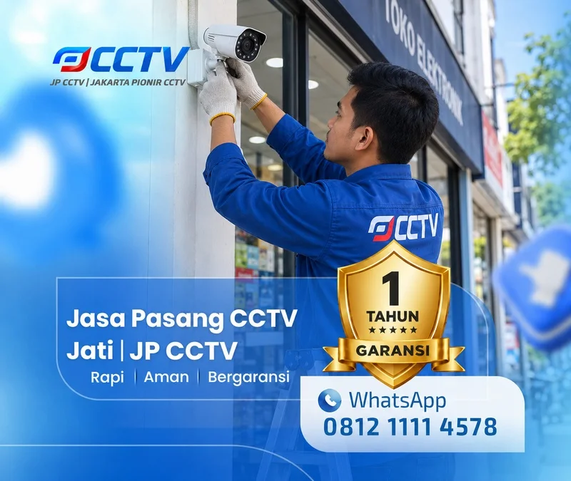 Dokumentasi lapangan teknisi CCTV JP CCTV di Jati